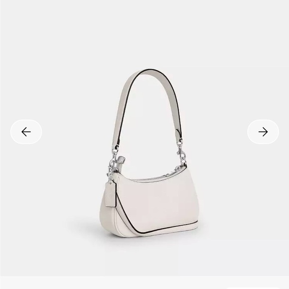 Coach White Mini Bag with Floral Details - Picture 5 of 7